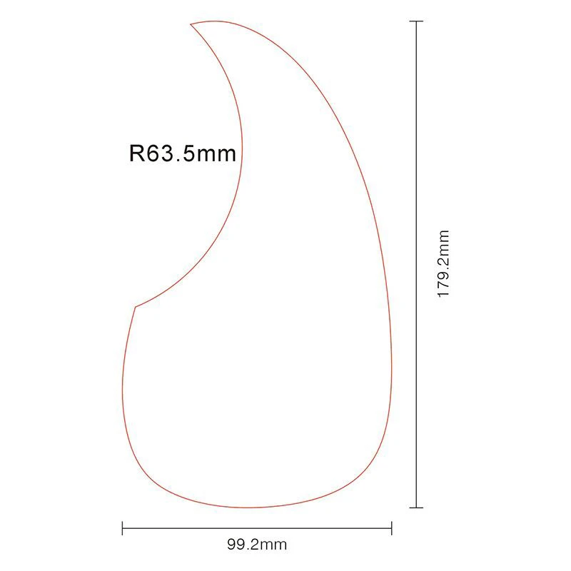 Fei Man-selbst klebendes Schlagbrett für Akustik gitarre, Qualität, Ma5-Stil, Pick Guard-Aufkleber, Größe 40 \