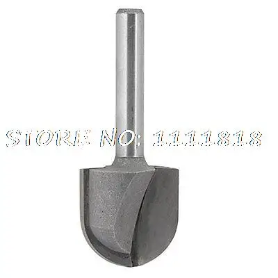 7/8'' Cutting Depth Double Flute Router Round Nose Bit