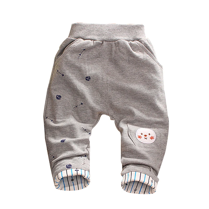 2015 new autumn Smiley face baby pants 100% cotton quality baby boys/girls pants 1 piece 0-2 year kids pants Casual pants