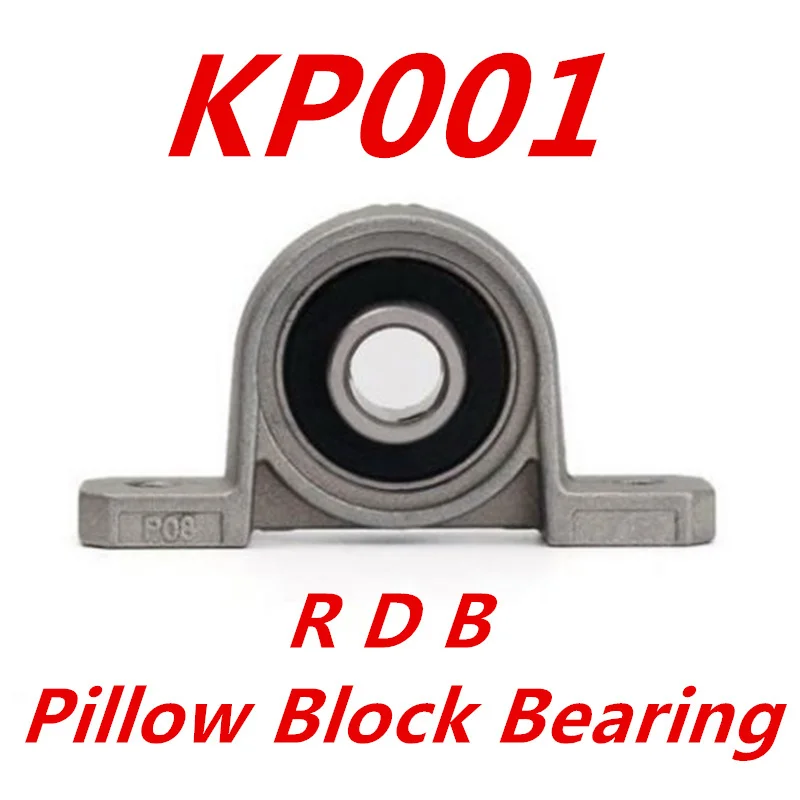 

10pcs 12mm caliber Zinc Alloy mounted bearings KP001 UCP001 P001 insert bearing pillow block bearing housing