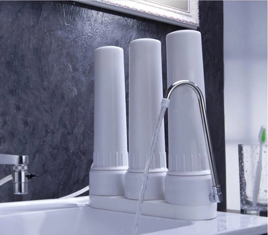 インテリジェント3ステージカウンター浄水器,キッチンウォーターフィルター,デスクトップウォーターソリューション,ユニバーサルコネクターによる水処理