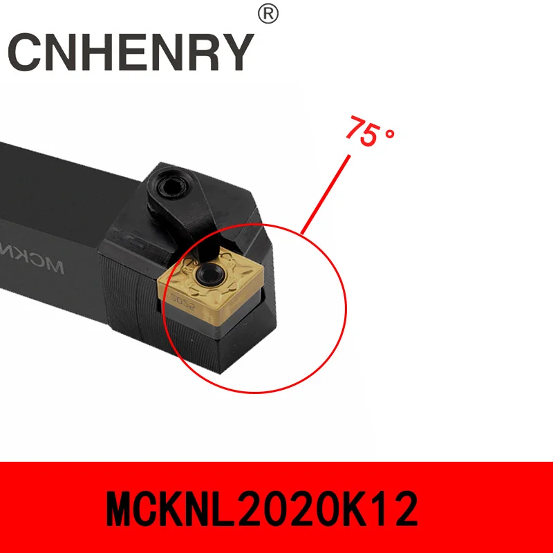 MCKNR2020K12 75 Degree External Turning Tool  Lathe Inserts Holder CNC Turning Tool Cylindrical Turning Tool CNC Boring Bar