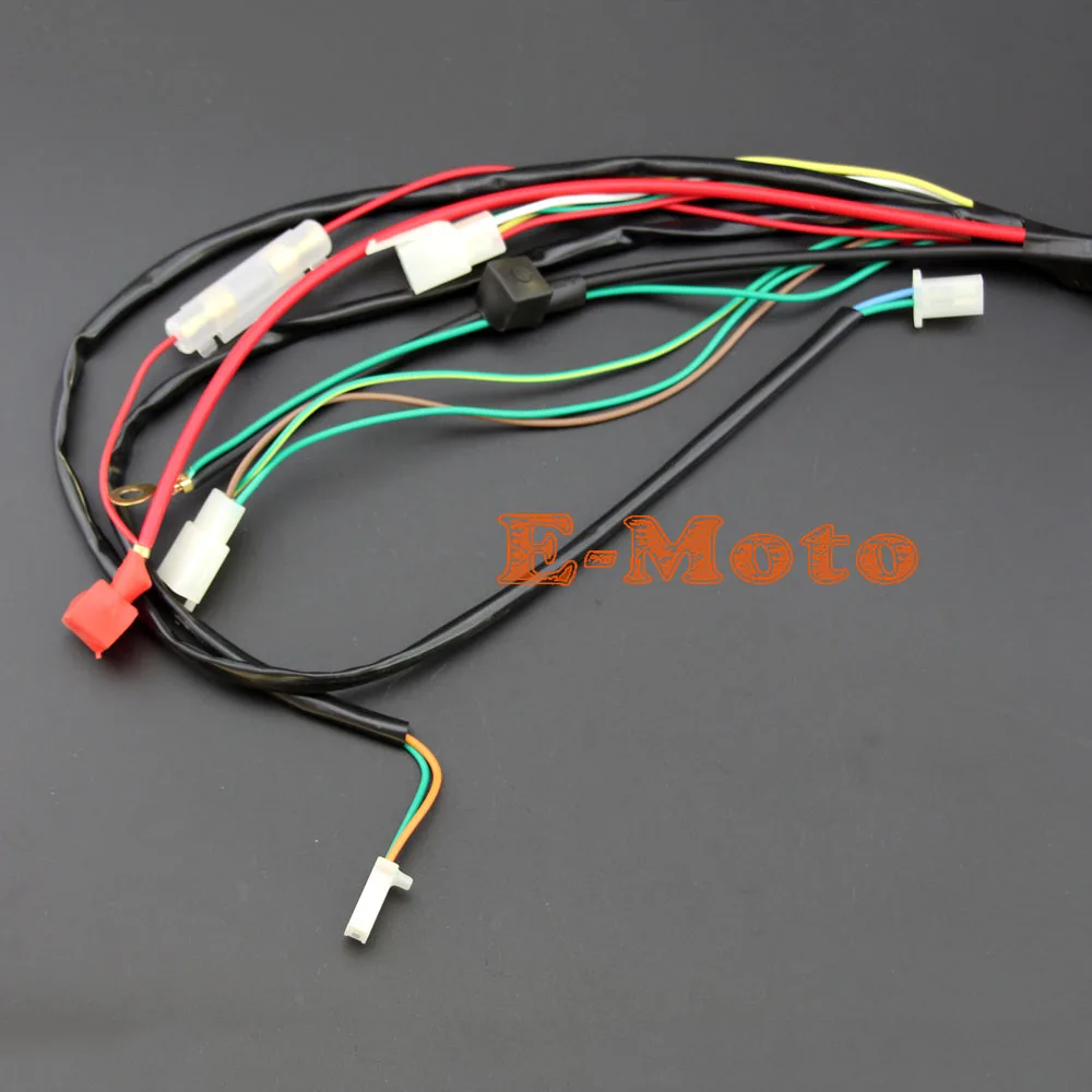 Electric Start Wire Loom Wiring Harness 200cc 250cc 300cc ATV QUAD BIKE BUGGY GO KART