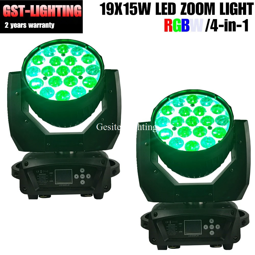 

2xLot 19x12w RGBW 4in1 LED Moving Head Light Stage Lighting