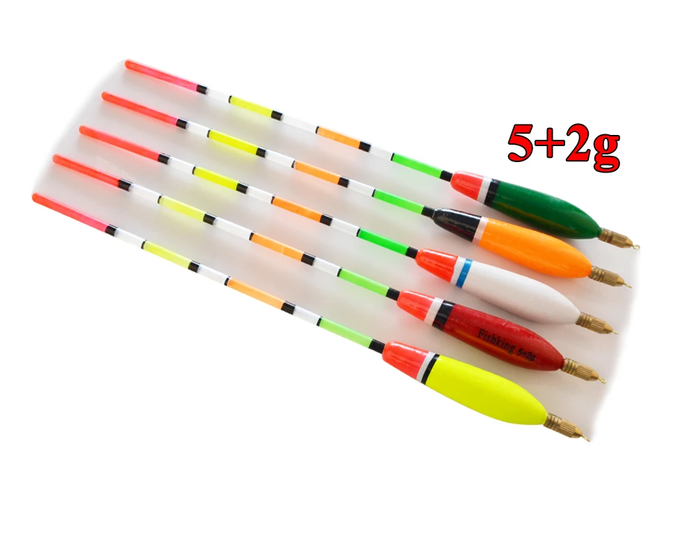 NGB 5 Stück/Set 3+2g 4+2g 5+2g 6+2g Gemischte Farben Barguzinsky-Fichten-Schwimmer Vertikaler Schwimmer für Karpfenangeln Angelzubehör – Detail 5