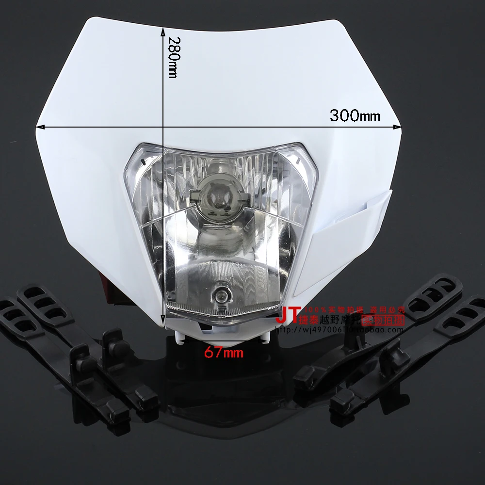 New Fighter Modify Parts Shineray For x2 CRF WRs RMZ KLX Motorcross Racing Dirt Bike Head Light S2 Lamp Street