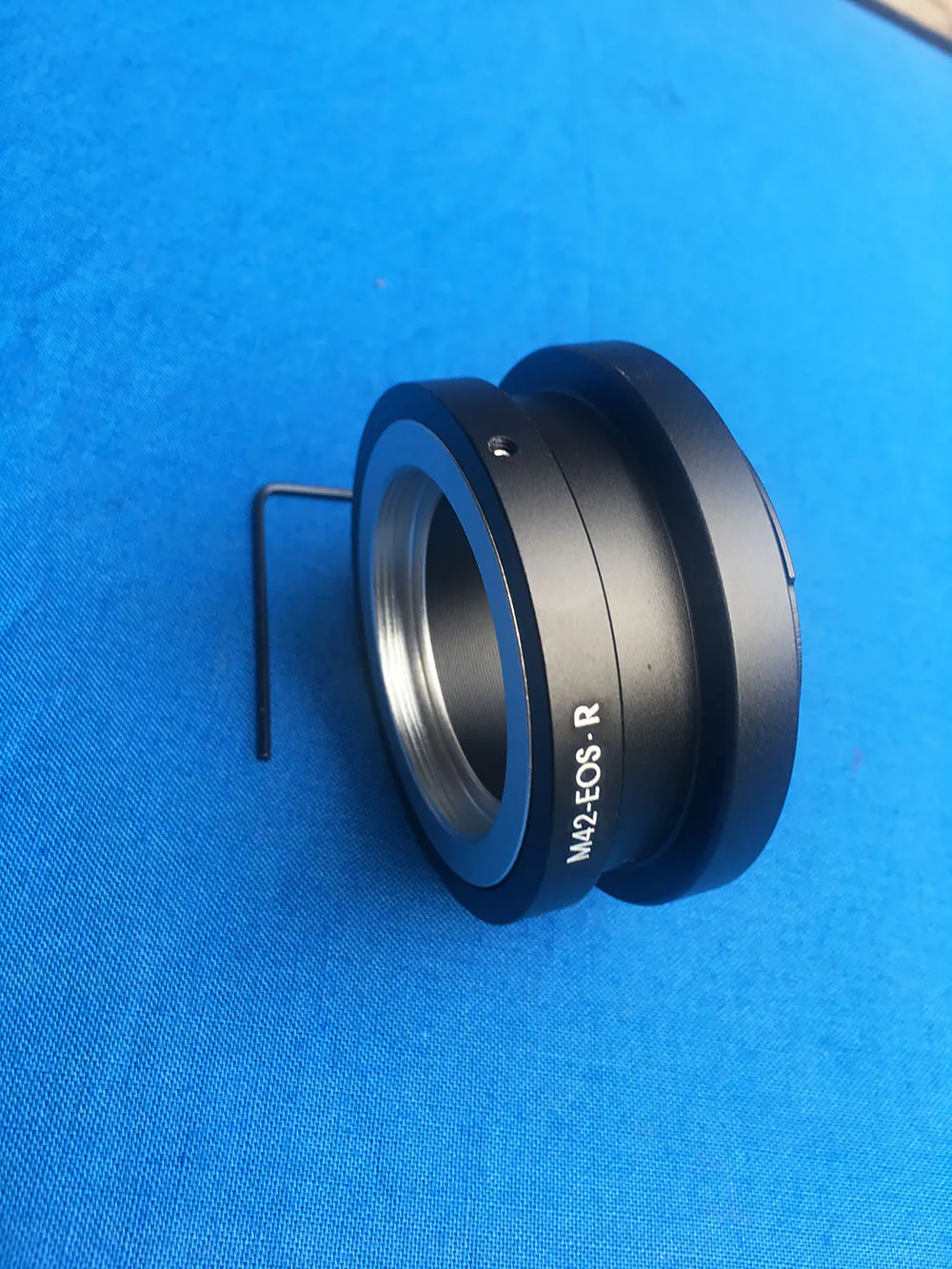 Adaptador de lente de M42-EOSR M42, montaje de tornillo de 42MM para Canon EOSR R, adaptador RF