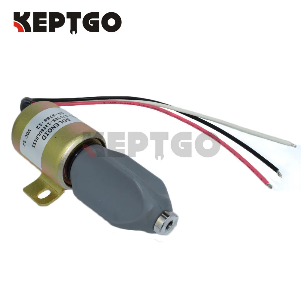 

New Solenoid For 91-05 Kubota Diesel 21HP Grasshopper 721D2 Mower SA-3786-12 12V