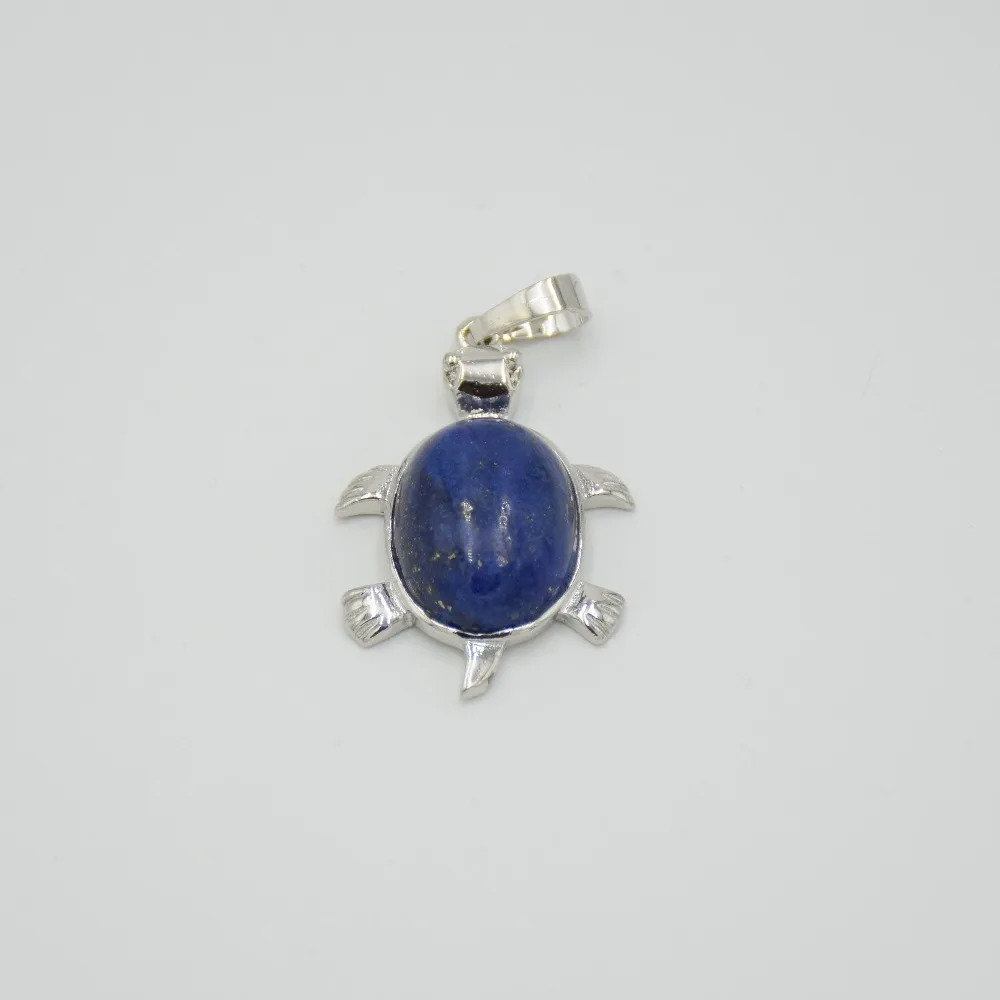 Cute Lovely Tortoise Necklace Pendant Natural Stone Bead Purple Rose Pink Quartz Turtle Charms Pendant For Women Jewerly Making