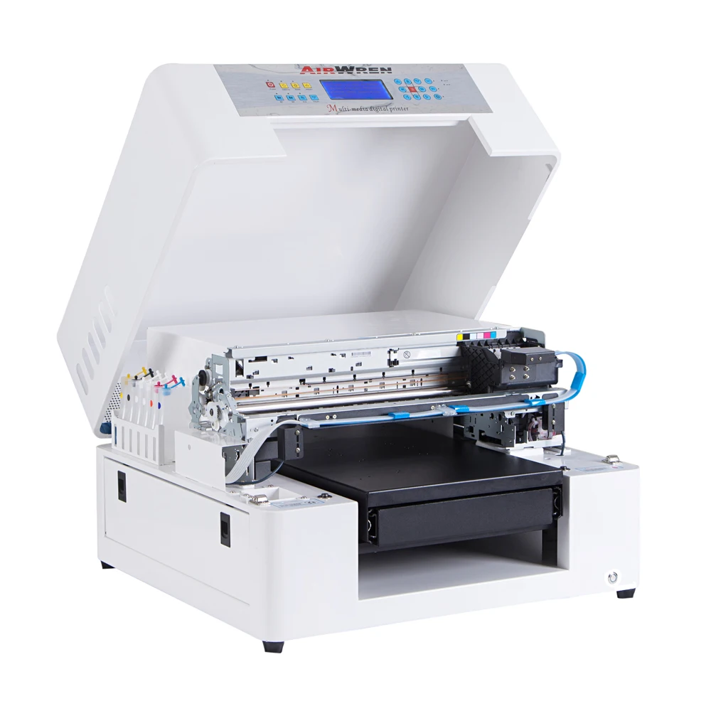 Multi Purpose A3 Size Printing Machine Flatbed Eco Solvent Printer For Pencil ,Phone Case ,Leather, Wood, Glass, Stone