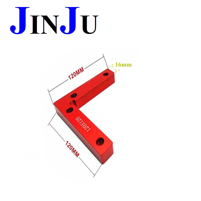 1 PC Woodworking 90 Degrees Try Square Angle Ruler Rectangular Device Fixing Clipper  Clamp Ruler  AluminumTool