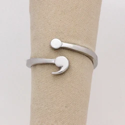Semicolon Ring for Girl Adjustable Ring Mental Health Ring Inspirational Jewelry Love Life for Graduation Student R004