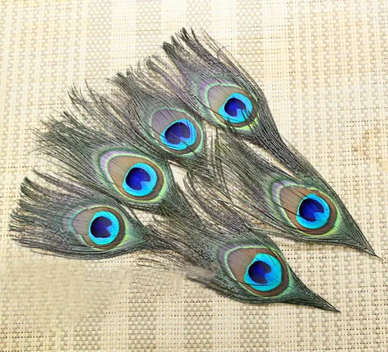 

50Pcs/Lot 100% Nature Peacock Eye Feather Peacock Feather Eyes, Accessories Decorative Wedding Decoration,Plumes,Fly Tying