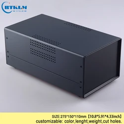 DIY Equipment Instrument Case Iron Electronic Box Custom Design Power Supply Project Junction Box Iron Enclosure 275*150*110mm