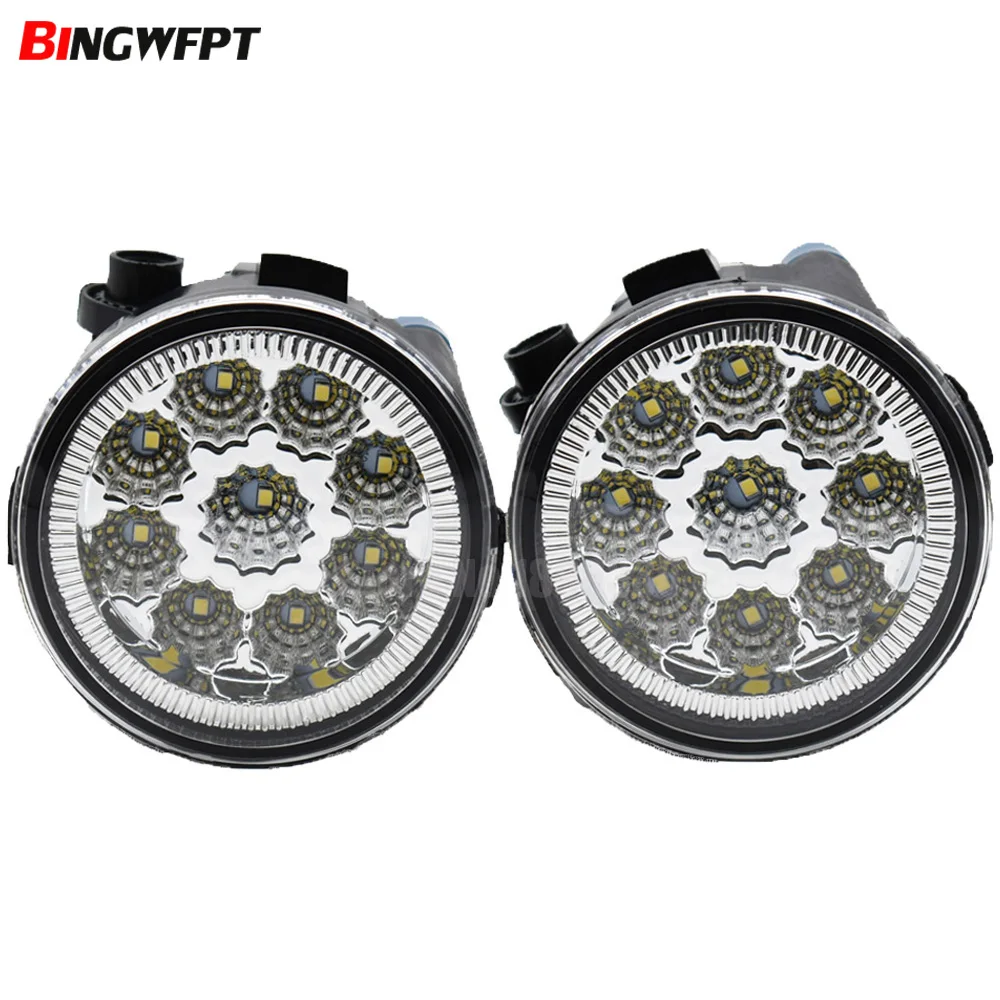 2PCS Car styling LED fog lights (Left + right) Halogen lamps For Nissan Qashqai (J11, J11_) Closed Off-Road Vehicle 2013-