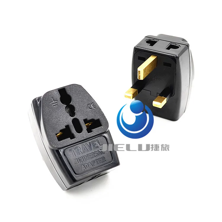 2016 NEW promotions Universal 3 in 1 Plug  United Kingdom UK plug adapter  TYPE G HONGKONG Grounded Adaptor Plug Adapter Type G