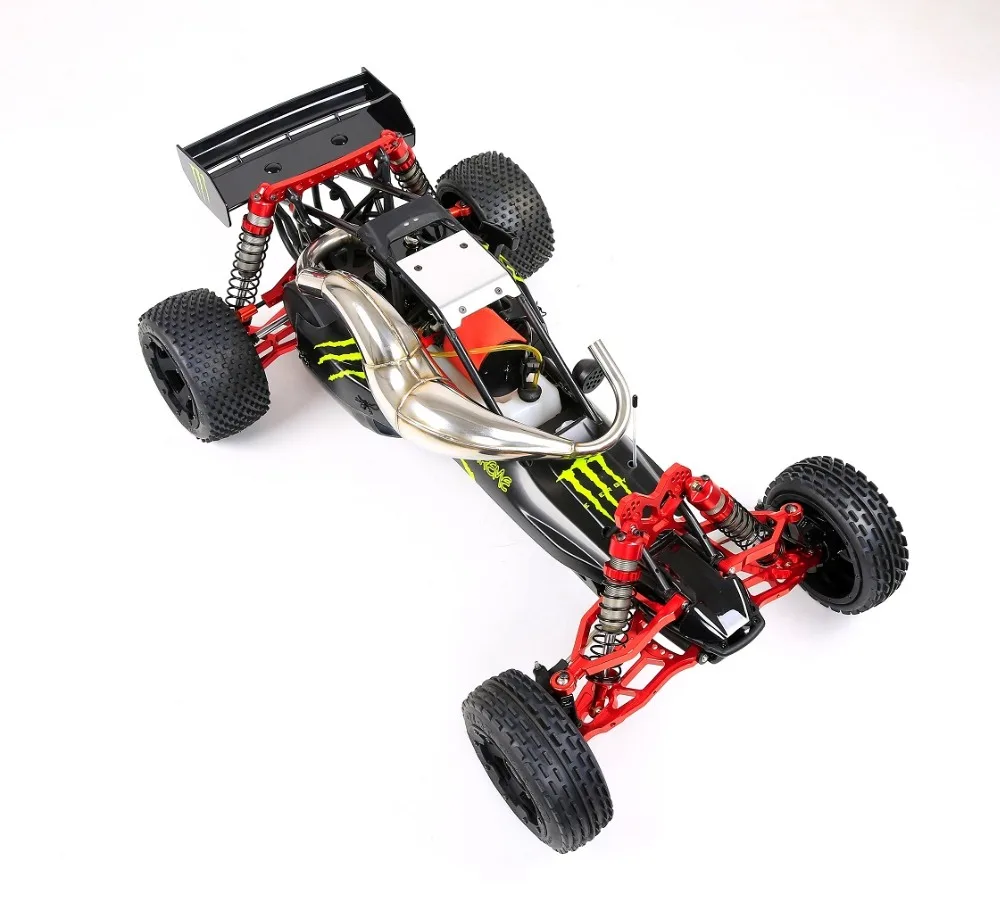 Metal Modified exhaust torque tube Torque type exhaust pipe Blasting sound for 1/5 hpi rovan km baja 5b ss rc car parts