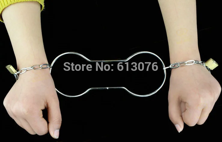 Chain Shackle Escape Handcuff Escape - Silver Color Magic Tricks Stage Close-up Street Accessories Gimmick Comedy Mentalism