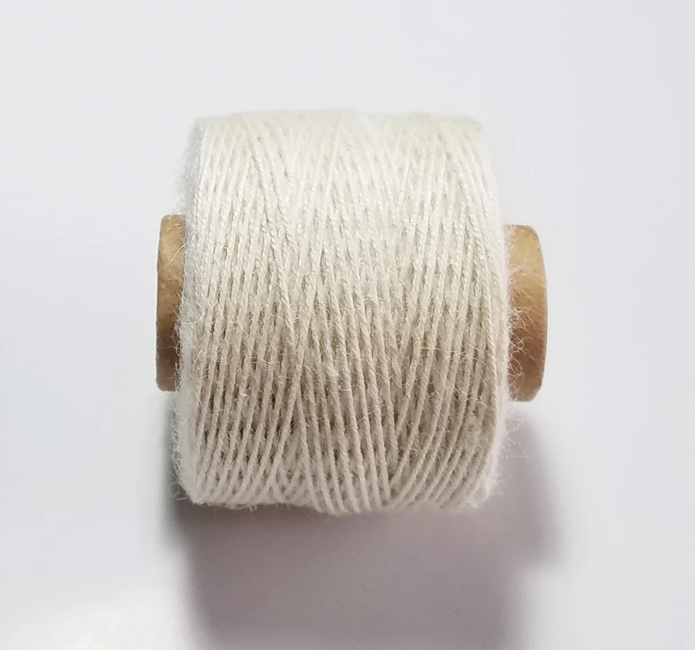 High Tenacity 100% Natural linen thread 100m/roll 3ply Twine Cord rope