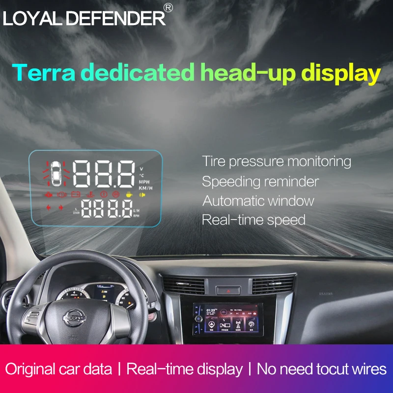 Car HUD Head Up Display Special for Nissan Terra Holder Multifunction for Left-hand Drive Windscreen Projector