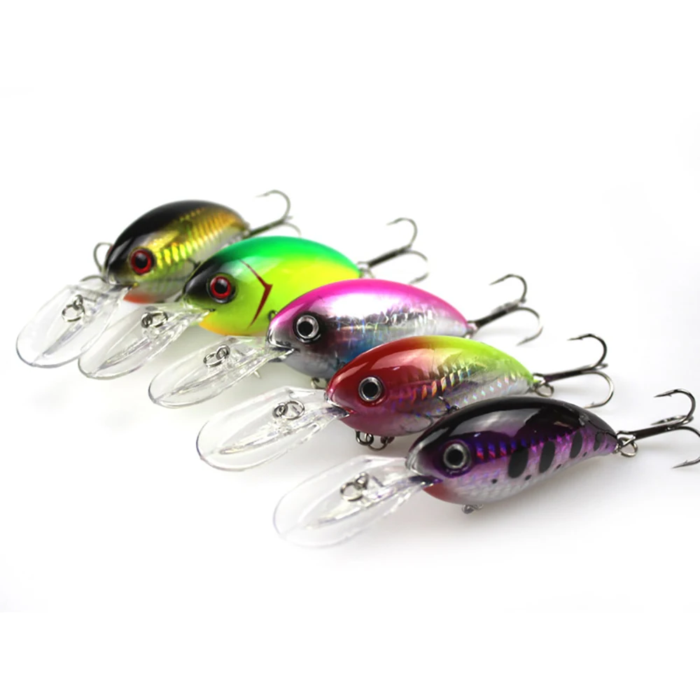 5pcs Crank Set Long Tongue Swimbait Hard Lure Baits Bass Minnow Pesca Japan Fishing Tackle 3d Eyes Wobblers 11cm 14g 5 Colors