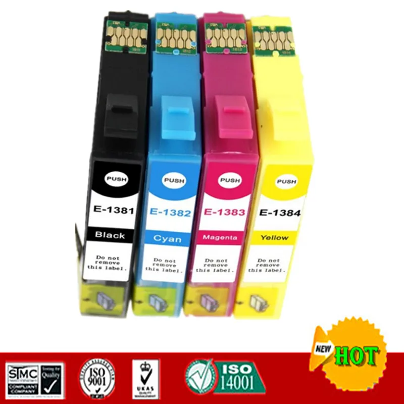 Compatible ink cartridge for T1381 T1381- T1384 suit for Epson TX235W TX420W TX430W WF-60/320/325/525 ,TX320F/TX325F  etc