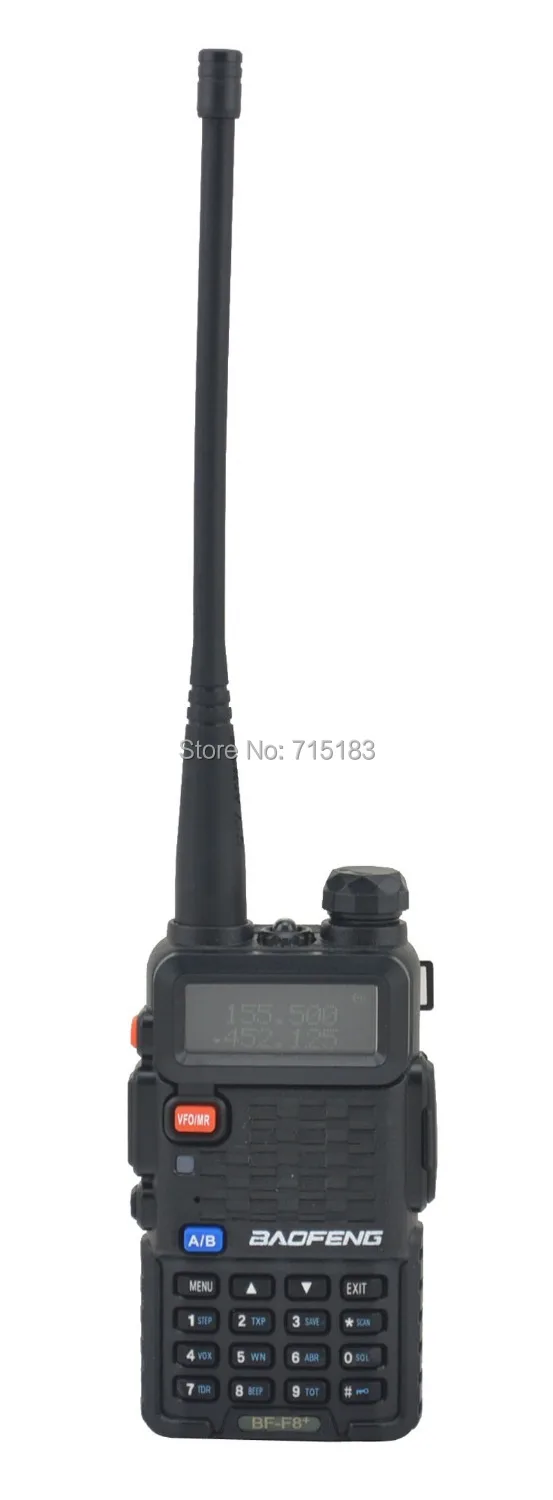 2016 Baofeng BF-F8 + VHF136-174MHz & UHF400-520MHz Dual Band 5W/1W 128CH FM 65-108MHz с бесплатными наушниками, Портативное двухстороннее радио