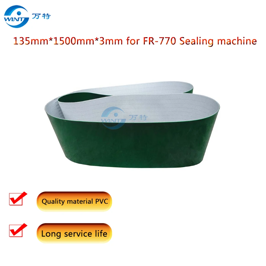 Free shipping FR 770 Continuous Plastic Sealer Accessories PVC Conveyor Belt Conveyor Belt  1pcs