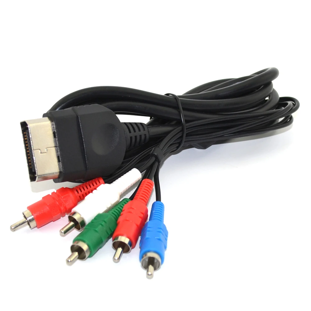 

100 pcsHigh quality 1080p Component HD TV RCA AV Video Cable HDTV for Xbox Console cable 1.8m