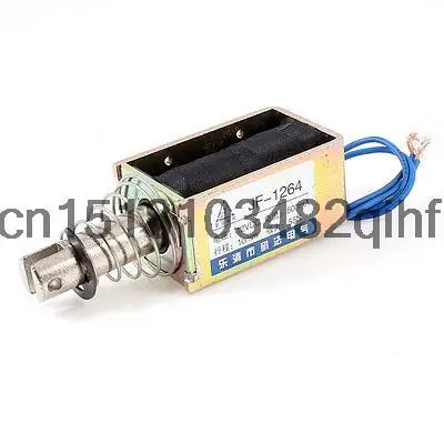 

10mm/5.5Kg Force Pull Type Open Frame Solenoid Electromagnet DC 12V 0.5A