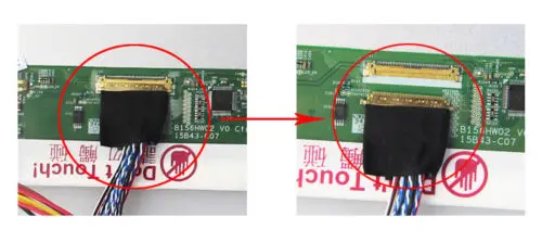 Imagem -03 - Kit de tv para Placa Controladora Lp156wh3 15.6 Led Vga Hdmi-compatível 40pin Lvds 1366x768 Lcd Remoto tv av Painel Tela