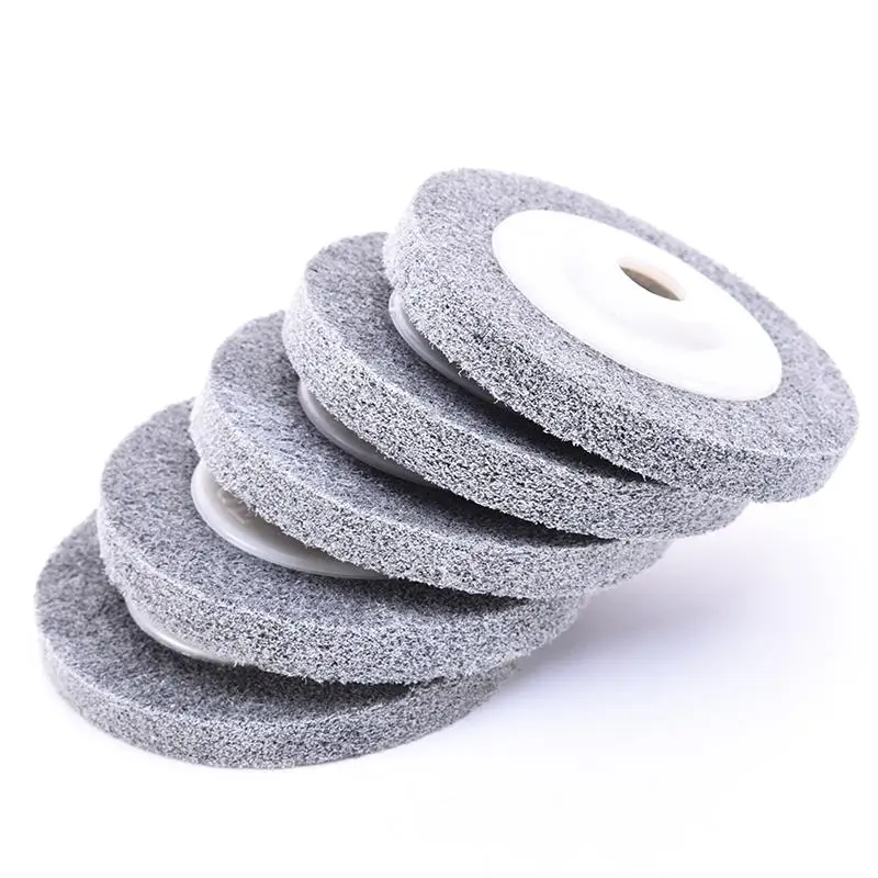 Nylon Đĩa Mài 7P 180 # Sập Bánh Xe Dành Cho Kim Loại Đánh Bóng Gỗ Trên Máy Mài Góc 100*12*16Mm