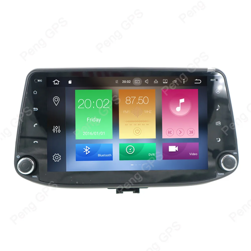 Octa Core 2 Din Stereo Android 10.0/9.0 Car Radio for Hyundai i30 2017 2018  GPS Navigation CD DVD Player Bluetooth Head Unit