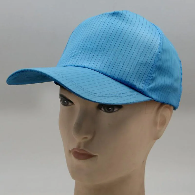 Anti-static Hat Baseball Cap Clean Room Work Dustproof Cap Sun Hat Hard Cap Electronics factory Blackout Sunscreen DMZ015