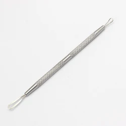 High Quality Stainless Steel Blackhead Pimples Acne Double Rings Squeeze Extractor Tool