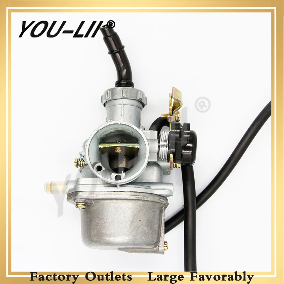 YOULII OEM Engine PZ22 22mm Carburetor & 38mm Air Filter For Keihin 125cc KAYO Apollo Bosuer xmotos Kandi dirt/pit bikes