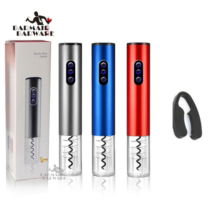 

Automatic Wine Beer Bottle Opener Corkscrew Kit Electric Corkscrew With Foil Cutter 3 color