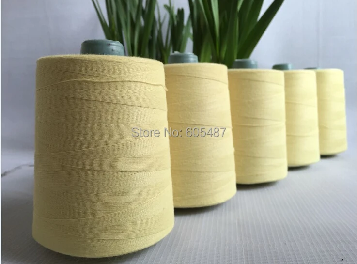 High tenacity Aramid Thread kevlar thread Fireproof sewing thread whole sale 20s/2  20s/3