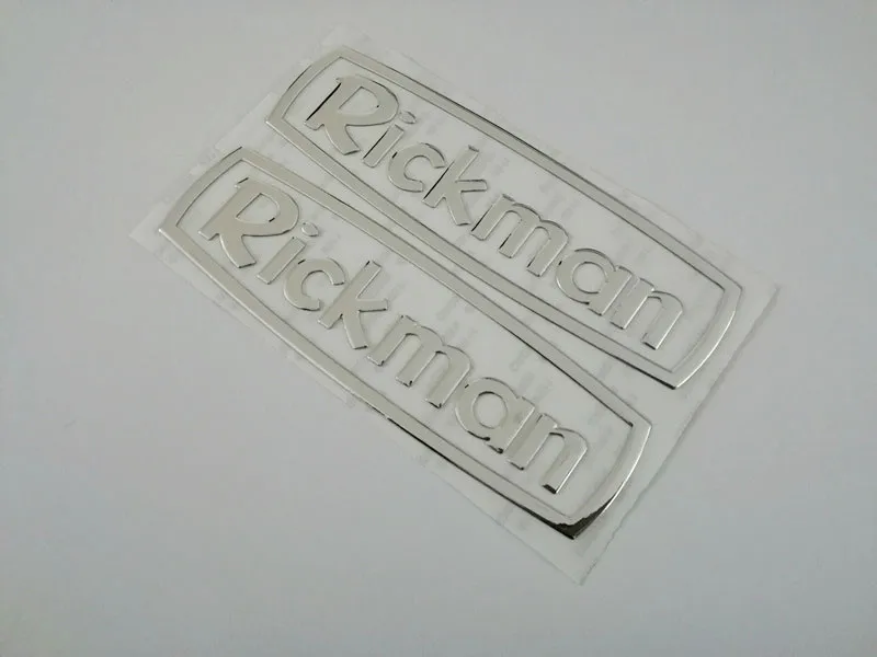 Motorcycle high-quality stereo 3M logo car sticker fit for Rickman Sliver Color