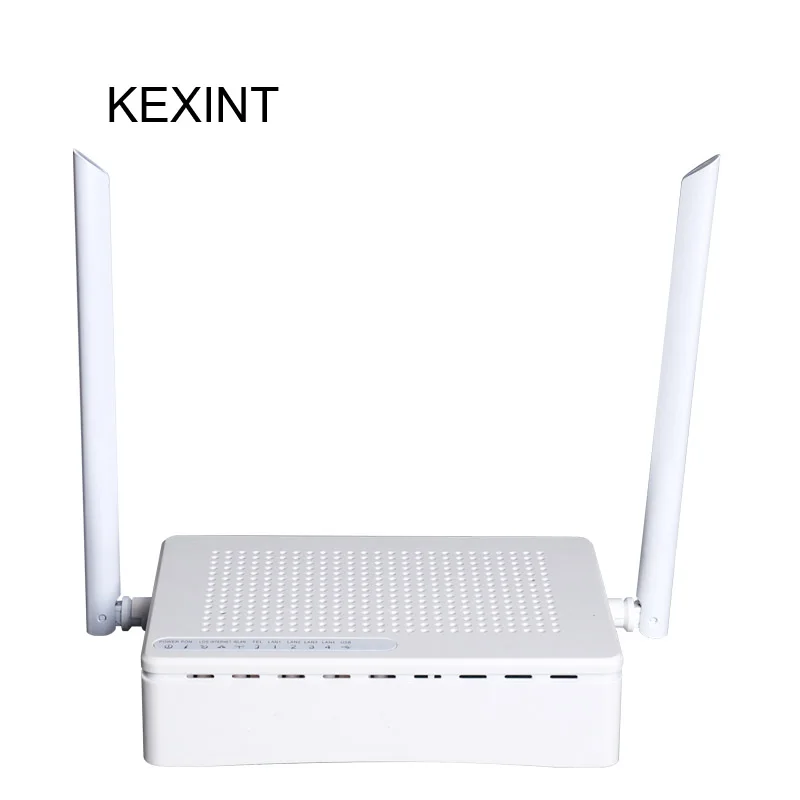 KEXINT GPON ONU FTTH 4Port OLT 1GE+3FE+1POTS+WIFI GPON ONU Transceiver Equipment