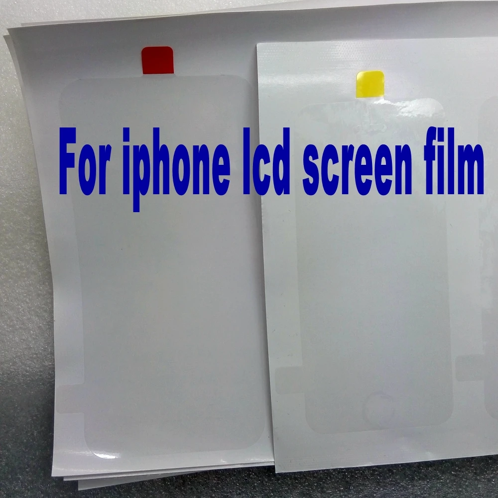 100/500pcs/lot Front screen protector for iphone  5s 6s 7 8 plus X XSMAX XR refurbishment film for repair renew lcd for iphone 6