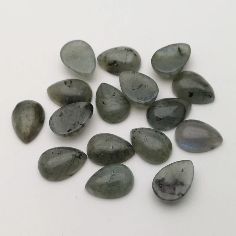 

Fashion natural ShimmerStone beads charms 10X14mm teardrop CAB CABOCHON no hole Free shipping 50pcs wholesale