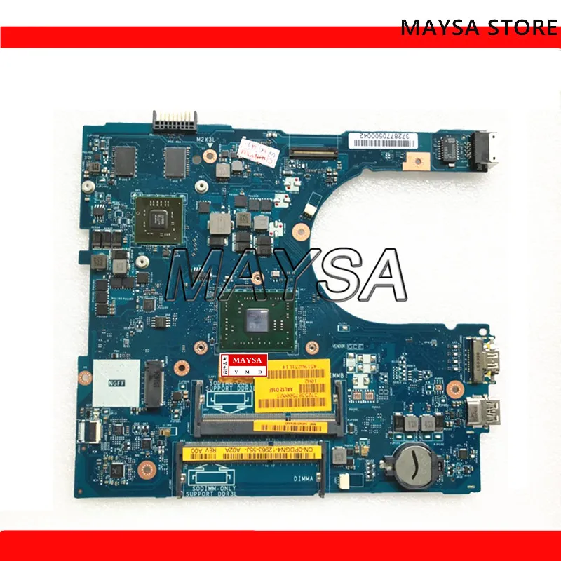 

CN-0VJRMW VJRMW FOR DELL INSPIRON 5555 5455 series laptop motherboard AAL12 LA-C142P REV:1.0(A00) A4-7210 mainboard