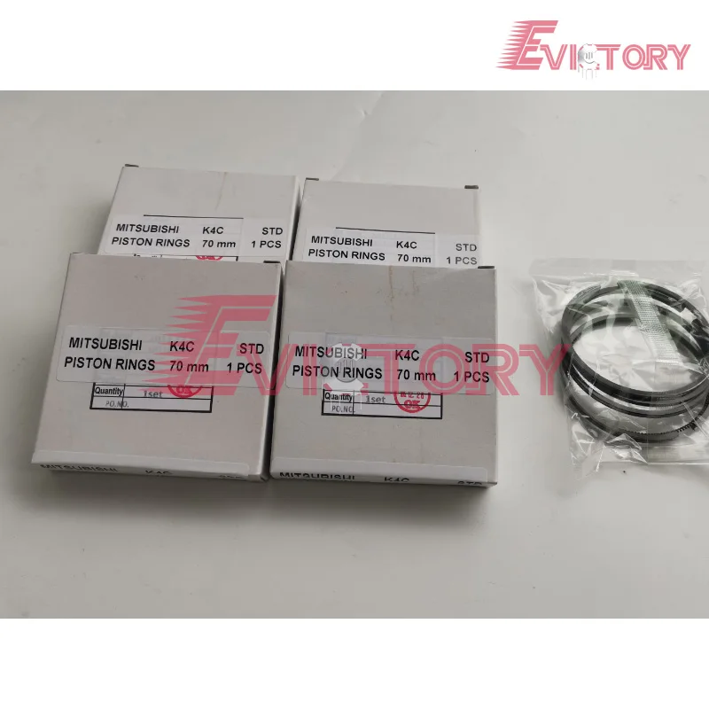 

For Mitsubishi engine K4C piston ring set made in Japan type