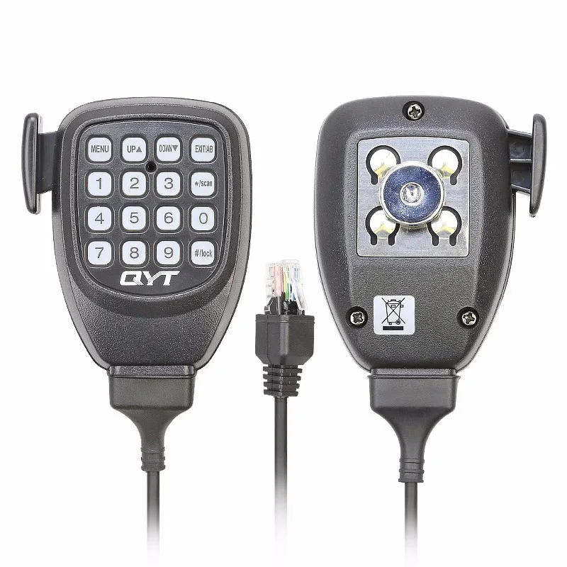 Оригинальный DTMF-микрофон для QYT KT-8900D KT8900R KT-8900 Mini-9800 KT8900, мобильное радио