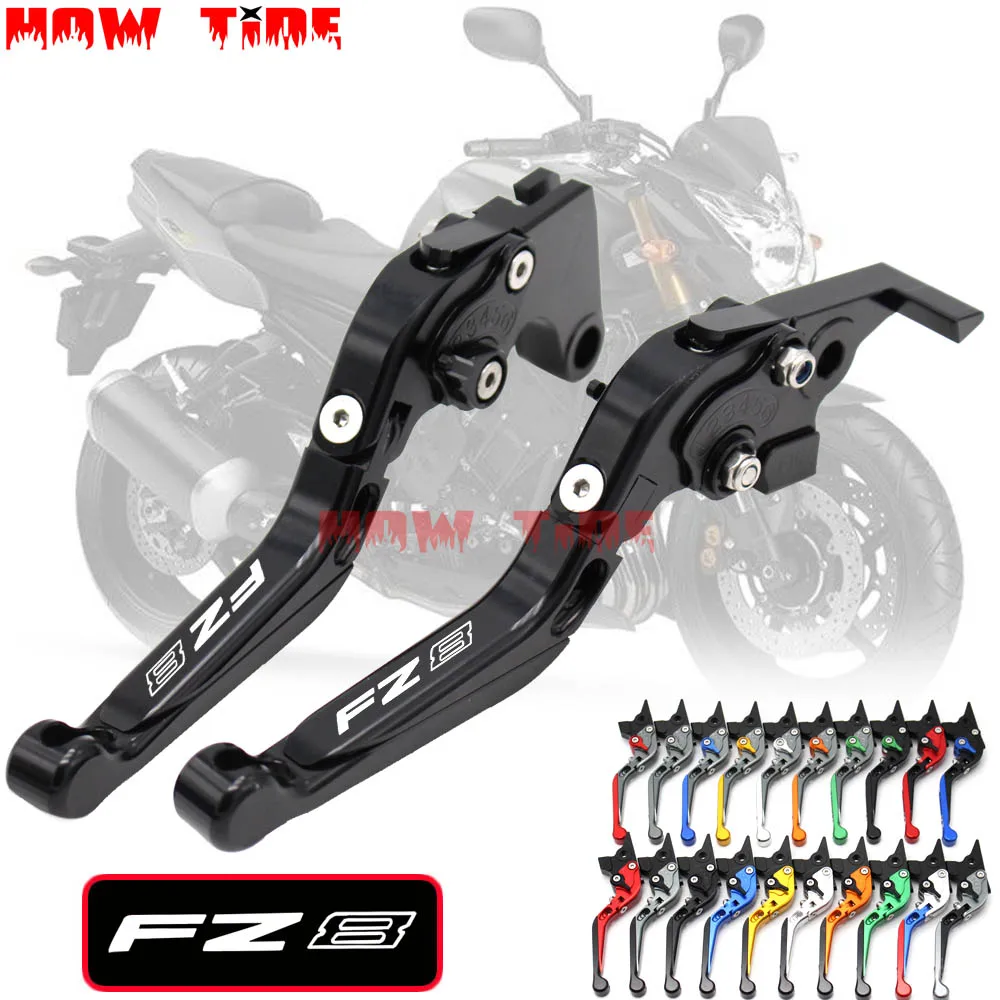 

CNC Folding Extendable Motorcycle Brake Clutch Levers For Yamaha FZ8 FZ 8 2011 2012 2013 2014 2015