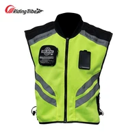 Ropa reflectante de seguridad, chaleco para motociclismo, chaleco de advertencia brillante nocturno de alta visibilidad, uniforme de equipo de trabajo de tráfico, JK-22