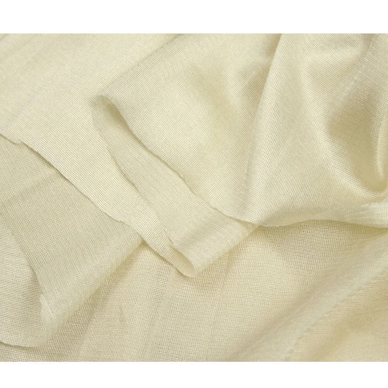 Skirt Lining Cloth 160cm Width Elastic Polyester Fabric Soft For Dress Wedding Decro Sleep Wear Apparel Linings