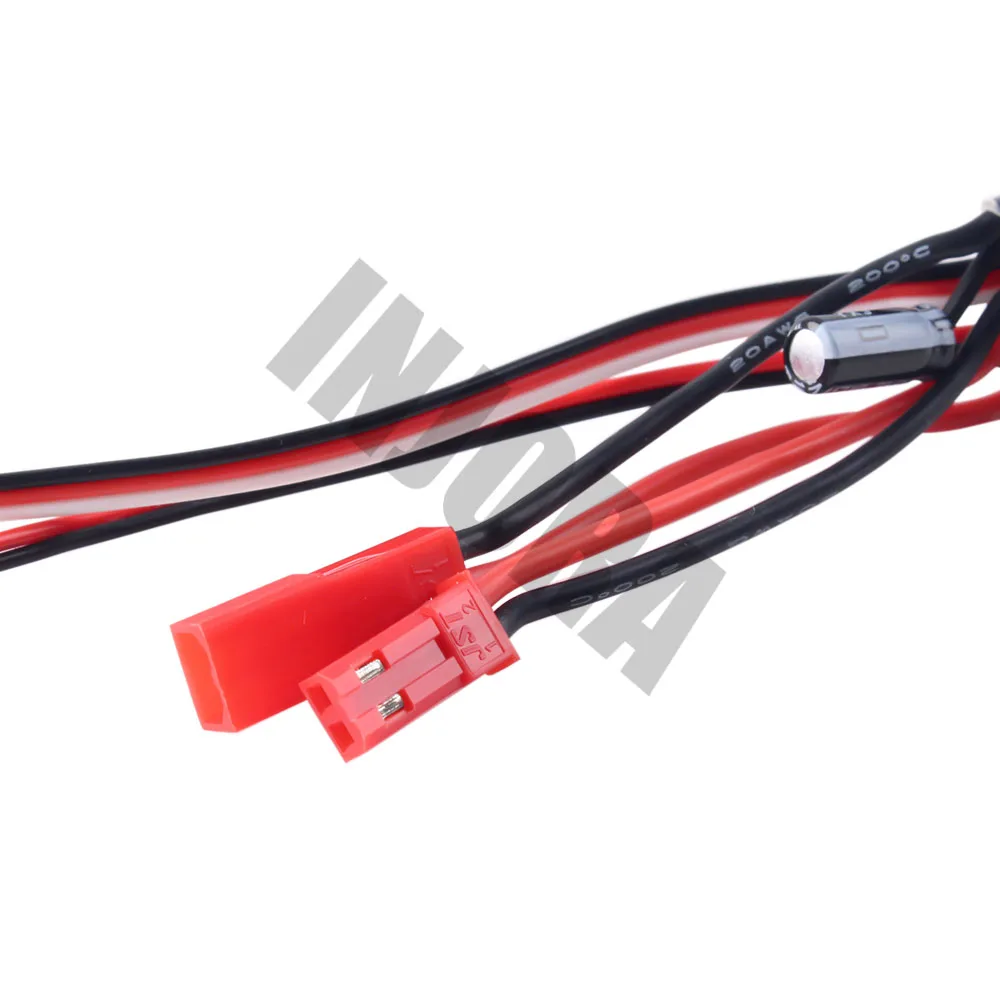 INJORA 1Pcs 10A ESC Brushed Speed Controller for 1/12 1/16 1/18 1/24 RC Car Crawler WPL C24 B16 B24 B36 RC Boat