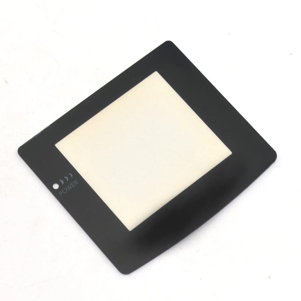 10PCS a lot High quality Plastic Glass Screen Lens for Gameboy Color for GBC Protector W/ Adhensive